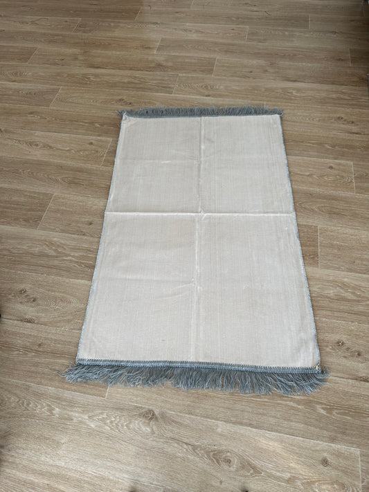 Tapis de prière simple Beige Pastel